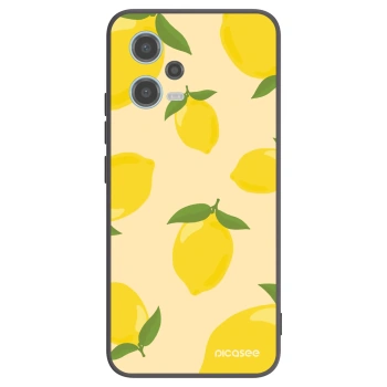 Picasee silikonový černý obal pro Xiaomi Redmi Note 12 5G - Limoncella