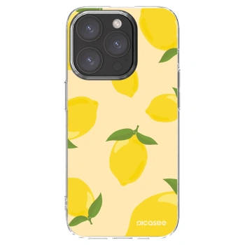 Picasee silikonový průhledný obal pro Apple iPhone 15 Pro - Limoncella