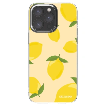 Picasee silikonový průhledný obal pro Apple iPhone 15 Pro Max - Limoncella