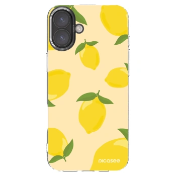 Picasee silikonový průhledný obal pro Apple iPhone 16 Plus - Limoncella