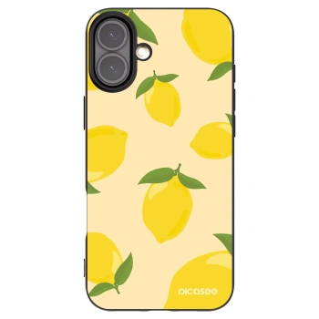 Picasee silikonový černý obal pro Apple iPhone 16 Plus - Limoncella