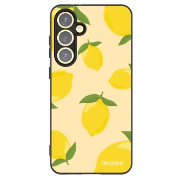Picasee silikonový černý obal pro Samsung Galaxy S24 FE S721B - Limoncella