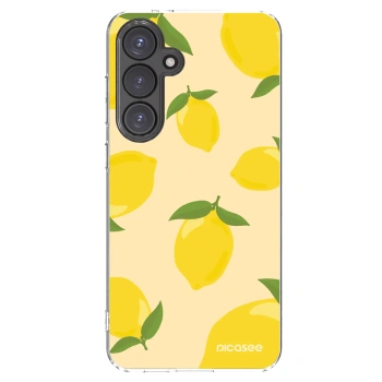 Picasee silikonový průhledný obal pro Samsung Galaxy S24 FE S721B - Limoncella