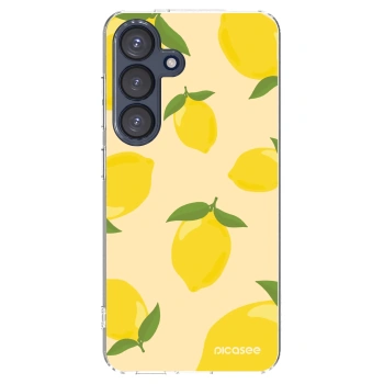 Picasee silikonový průhledný obal pro Samsung Galaxy S25 5G - Limoncella