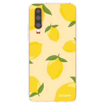 Picasee silikonový průhledný obal pro Huawei P30 - Limoncella