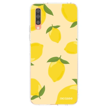 Picasee silikonový průhledný obal pro Samsung Galaxy A70 A705F - Limoncella