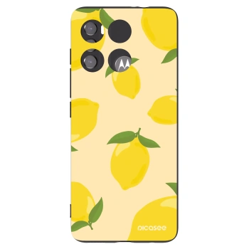 Picasee silikonový černý obal pro Motorola Edge 60 5G - Limoncella