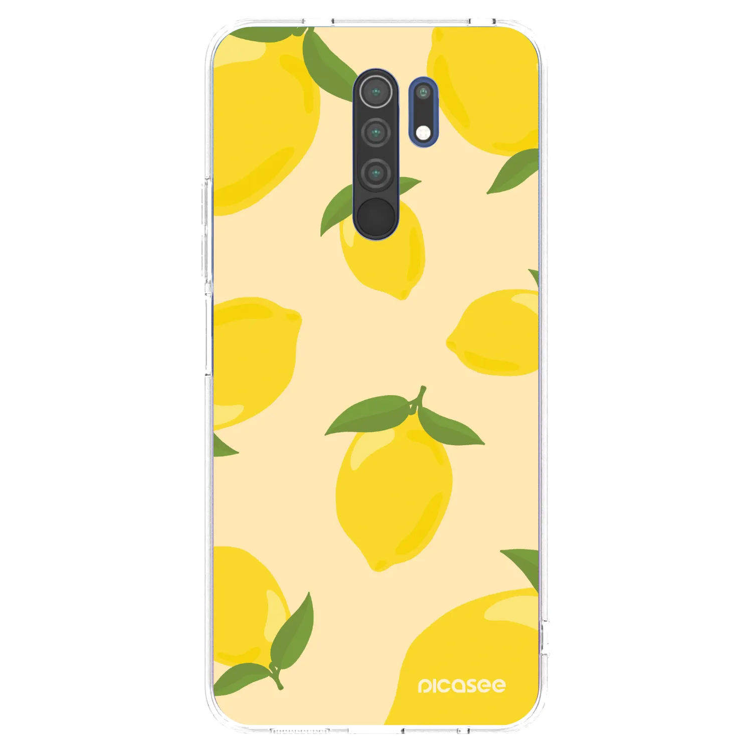Picasee silikonový průhledný obal pro Xiaomi Redmi 9 - Limoncella