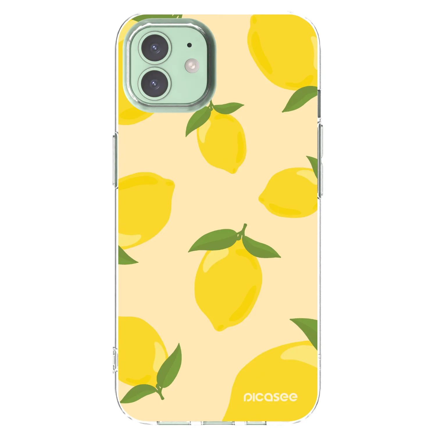 Picasee silikonový průhledný obal pro Apple iPhone 12 Pro - Limoncella