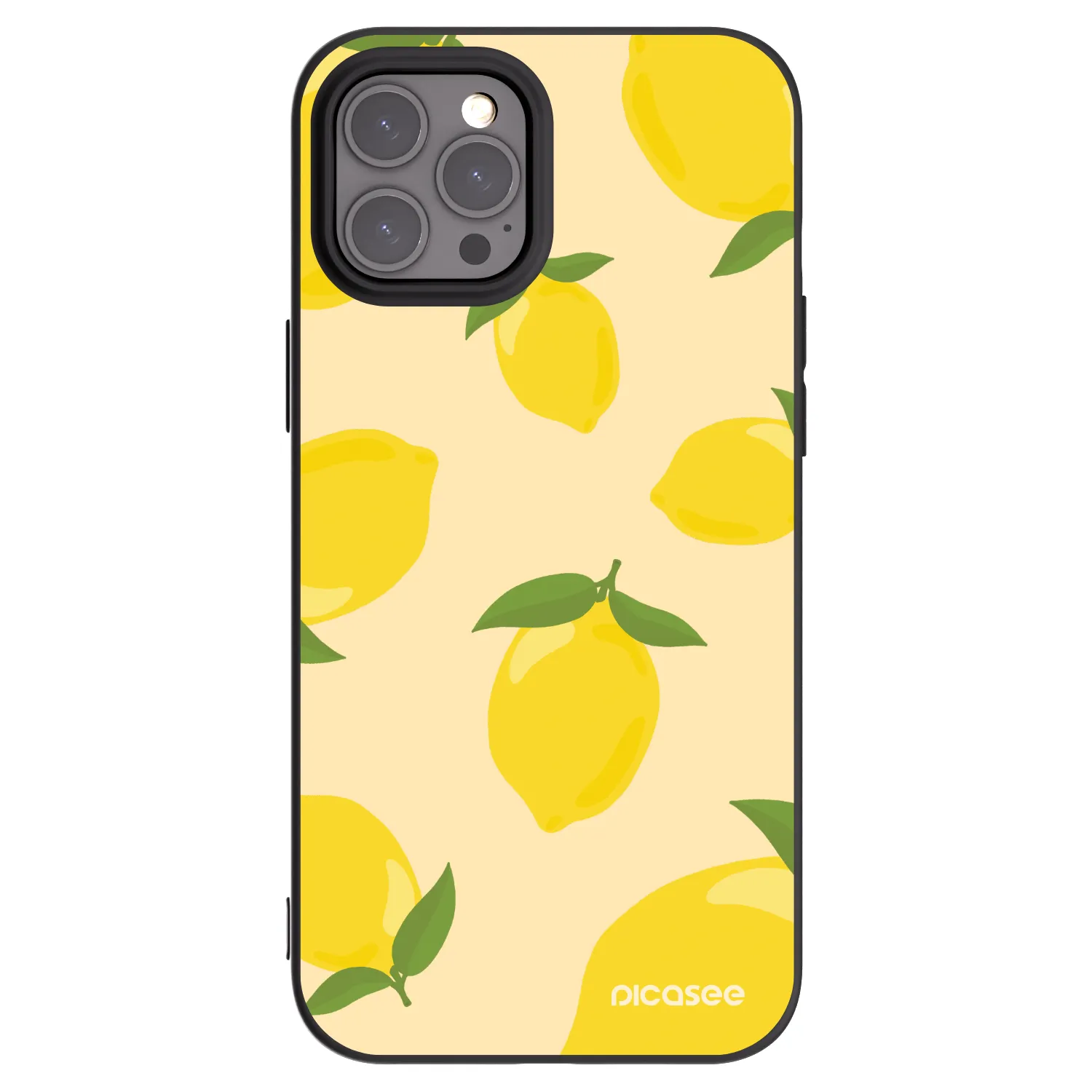 Picasee silikonový černý obal pro Apple iPhone 12 Pro Max - Limoncella