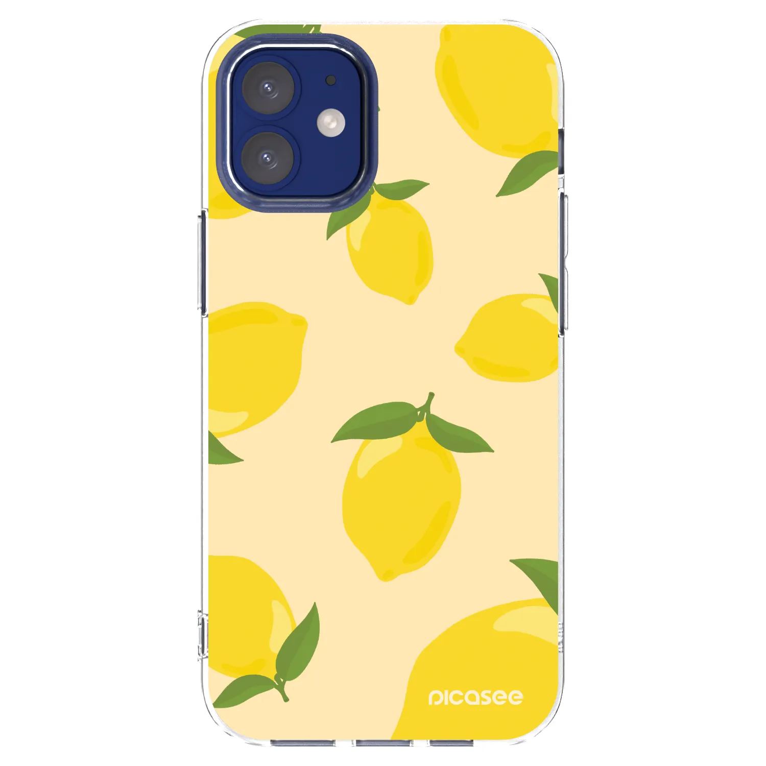 Picasee silikonový průhledný obal pro Apple iPhone 12 mini - Limoncella