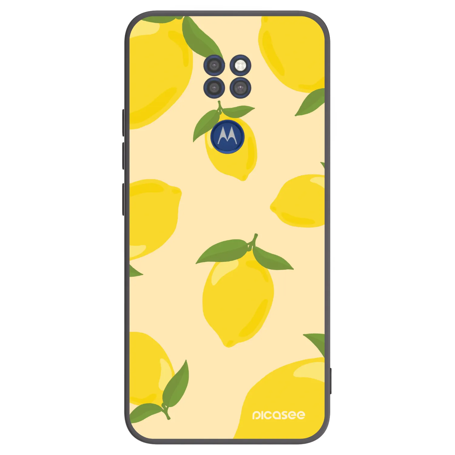 Picasee silikonový černý obal pro Motorola Moto G9 Play - Limoncella
