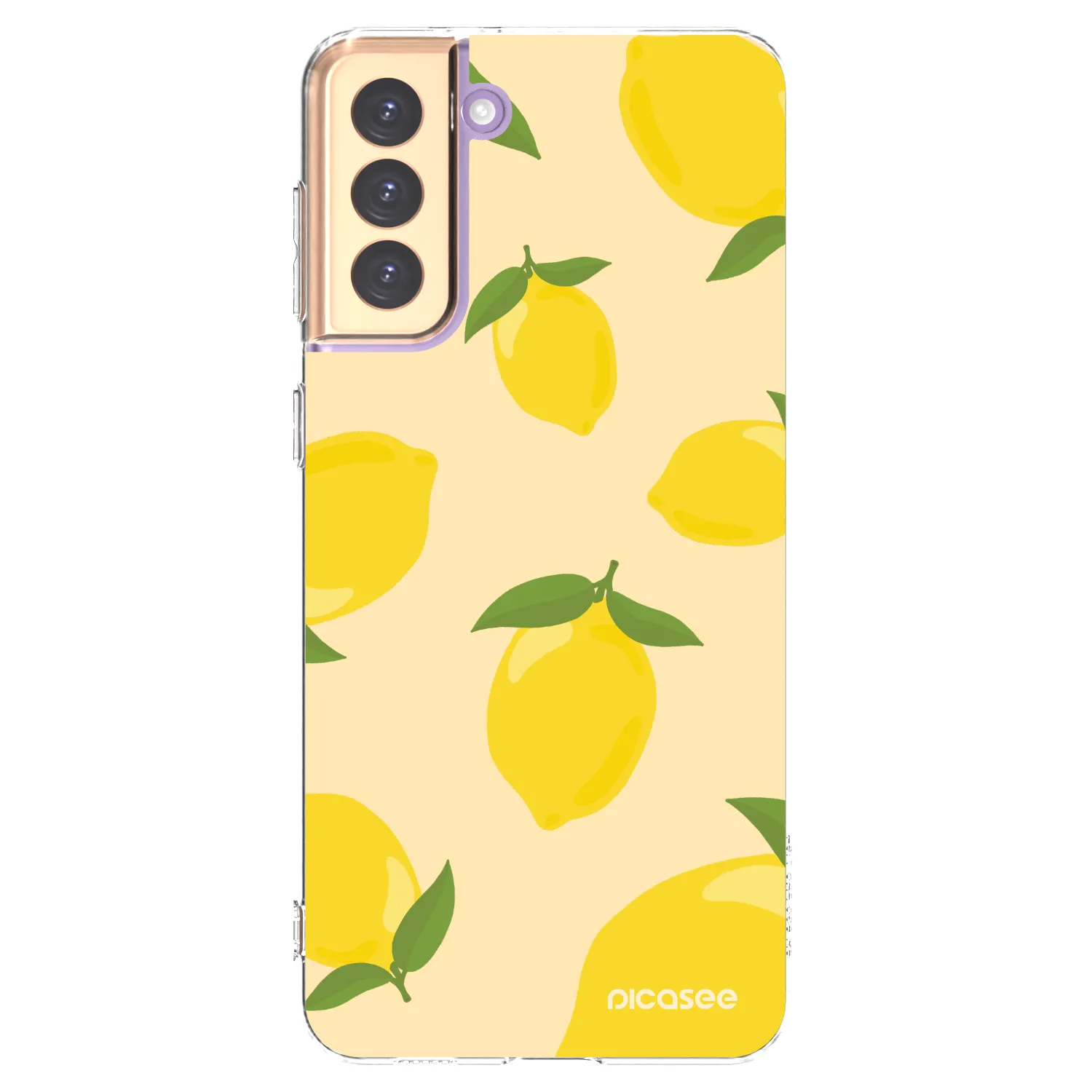 Picasee silikonový průhledný obal pro Samsung Galaxy S21+ 5G G996F - Limoncella