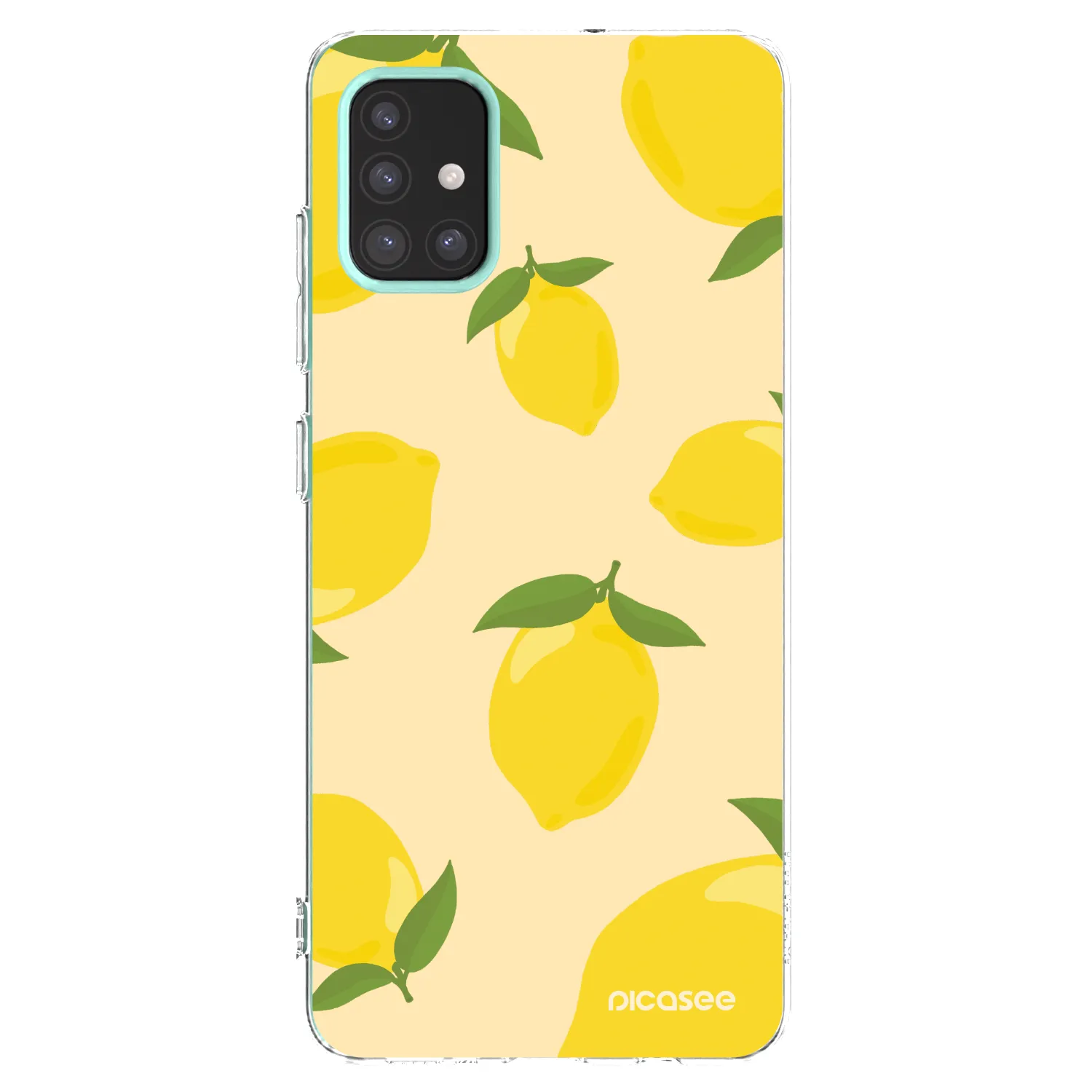 Picasee silikonový průhledný obal pro Samsung Galaxy M31s - Limoncella
