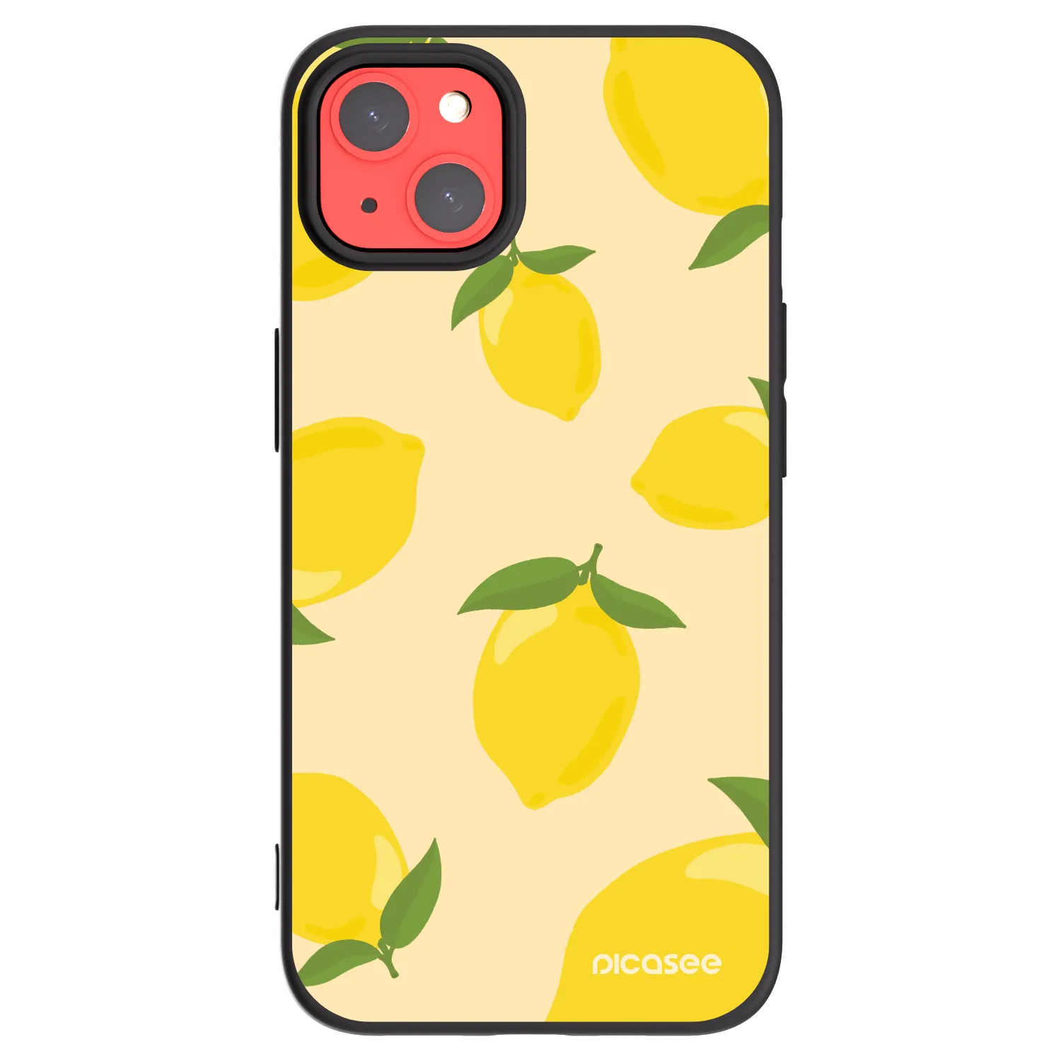 Picasee silikonový černý obal pro Apple iPhone 13 - Limoncella