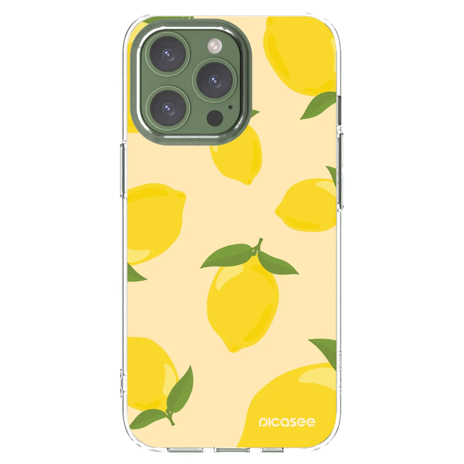 Picasee silikonový průhledný obal pro Apple iPhone 13 Pro - Limoncella