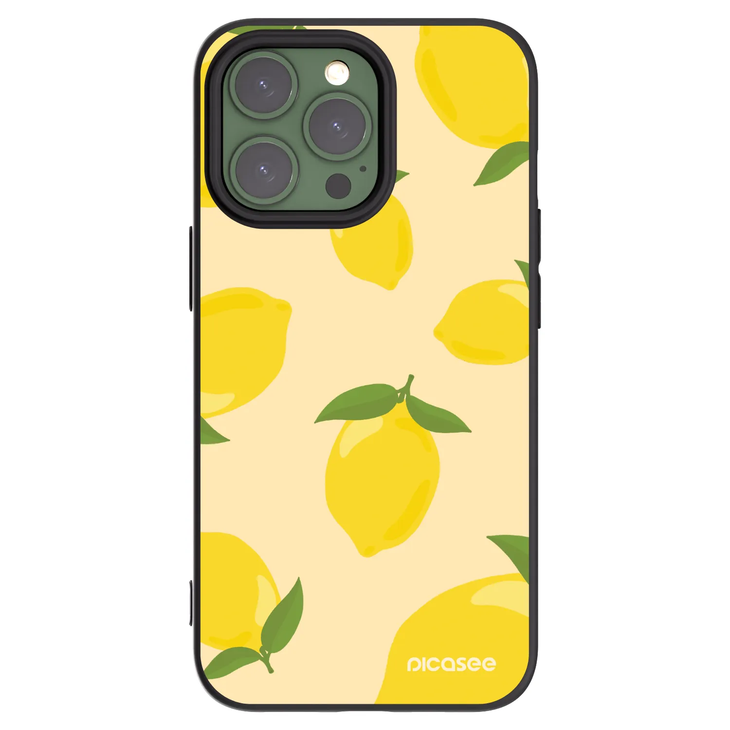 Picasee silikonový černý obal pro Apple iPhone 13 Pro - Limoncella