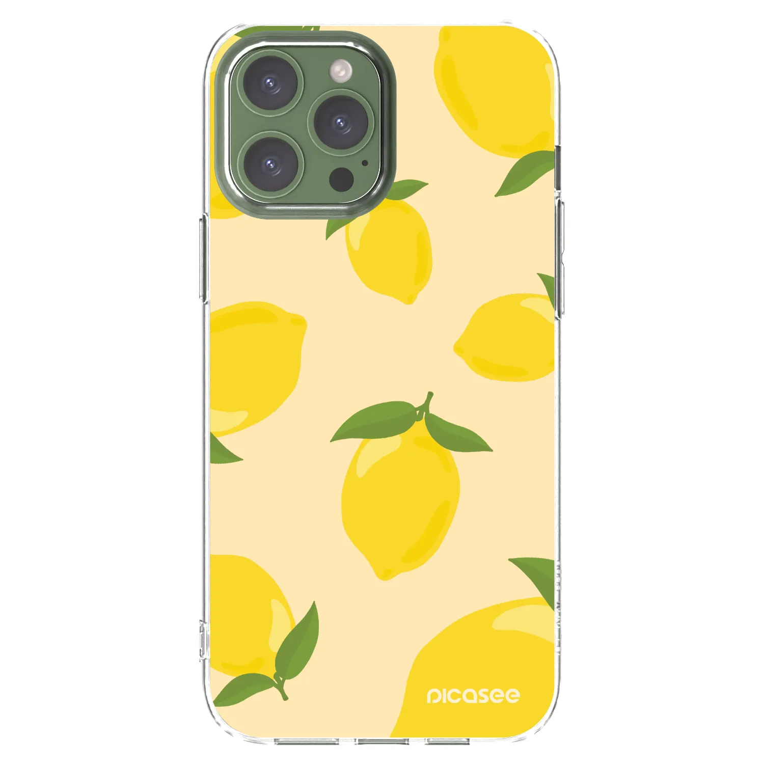 Picasee silikonový průhledný obal pro Apple iPhone 13 Pro Max - Limoncella
