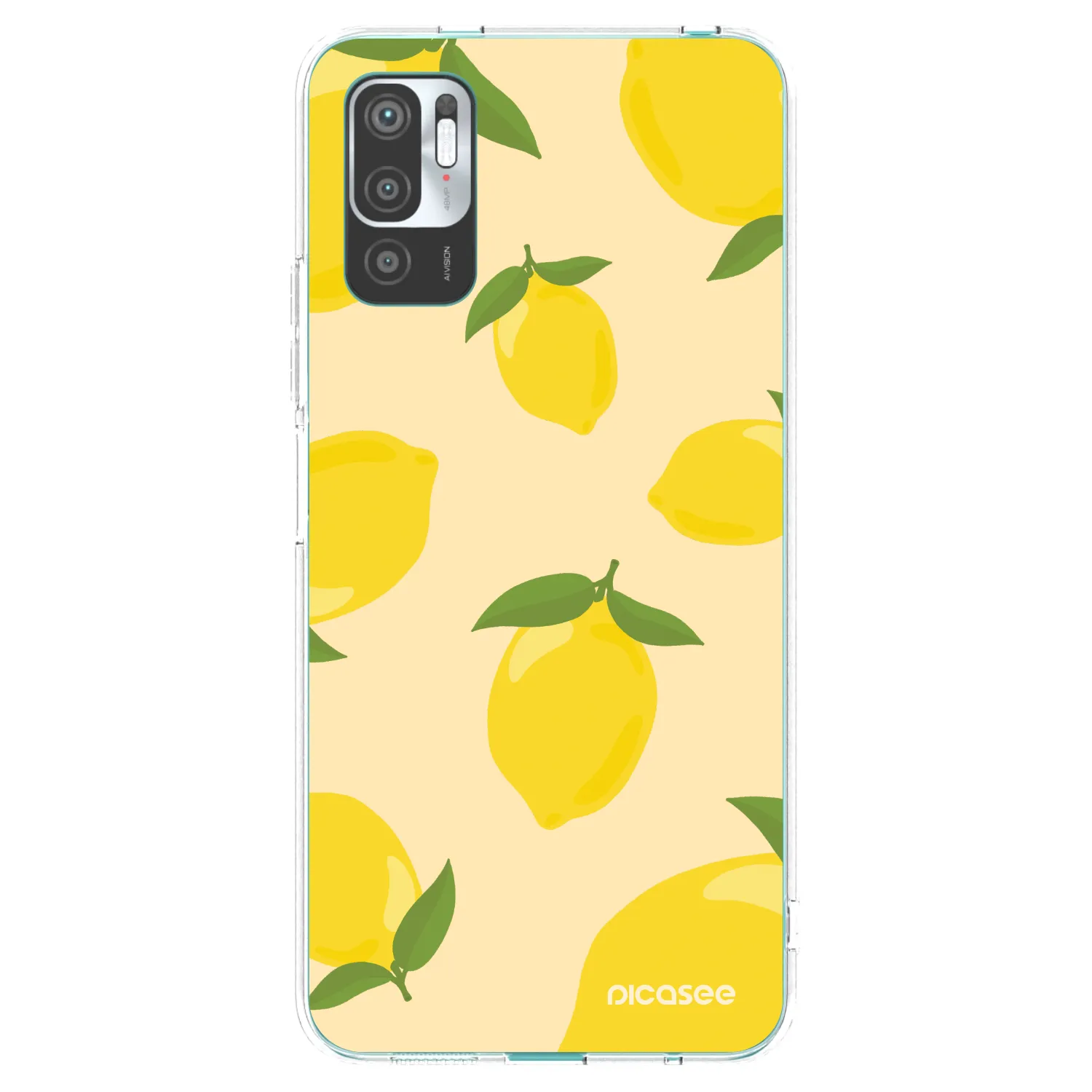 Picasee silikonový průhledný obal pro Xiaomi Redmi Note 10 5G - Limoncella