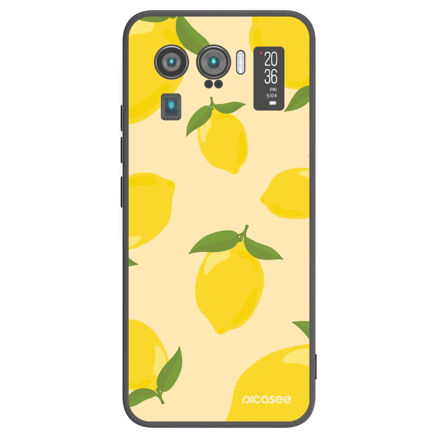 Picasee silikonový černý obal pro Xiaomi Mi 11 Ultra - Limoncella