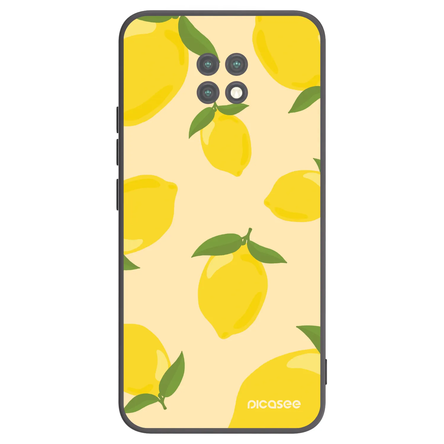 Picasee silikonový černý obal pro Xiaomi Redmi Note 9T - Limoncella