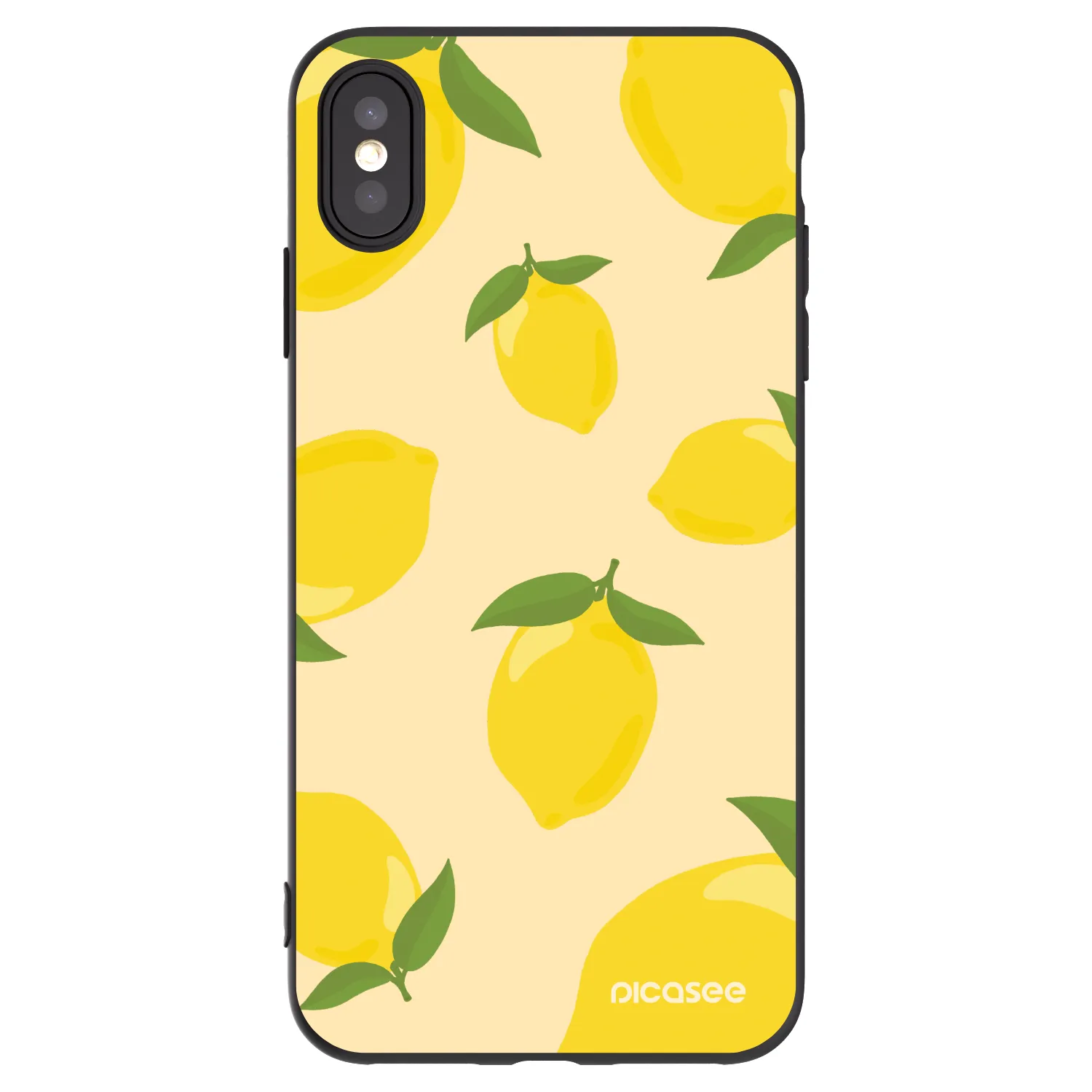 Picasee silikonový černý obal pro Apple iPhone XS Max - Limoncella