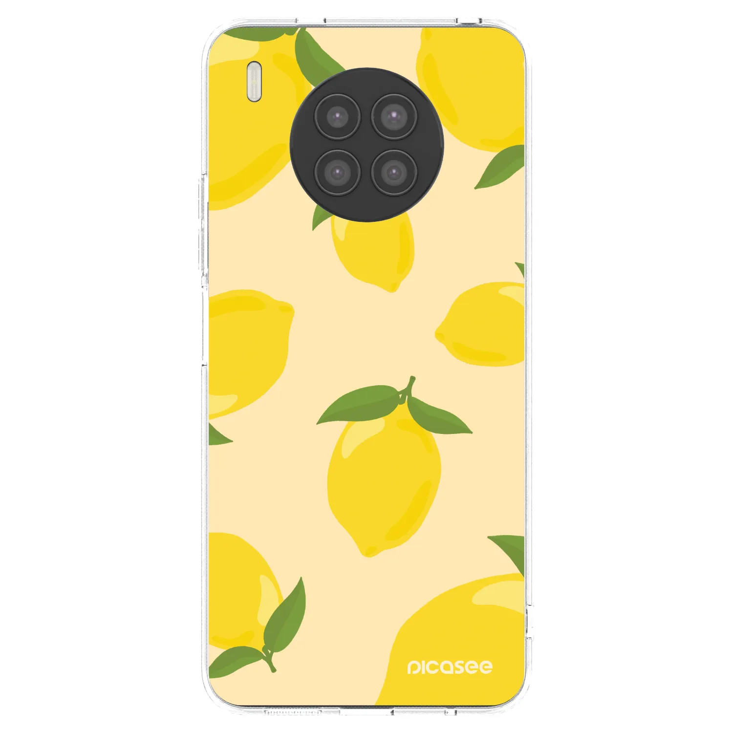 Picasee silikonový průhledný obal pro Huawei Nova 8i - Limoncella