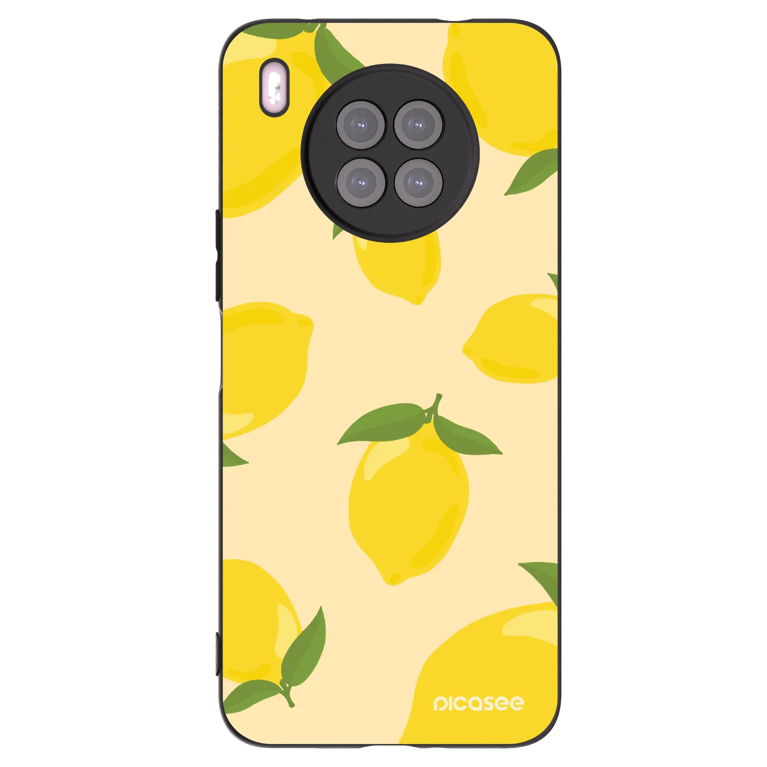 Picasee silikonový černý obal pro Huawei Nova 8i - Limoncella