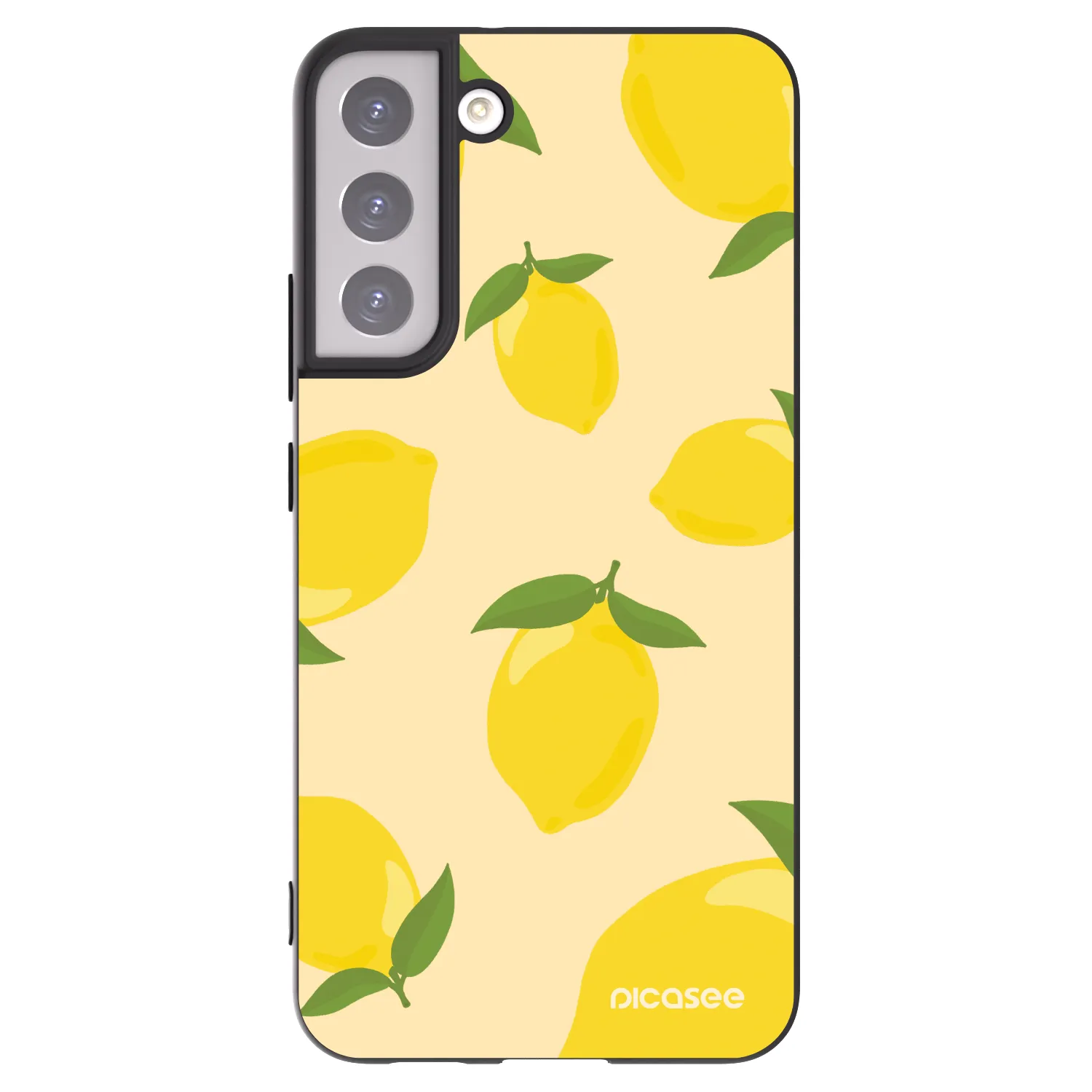 Picasee silikonový černý obal pro Samsung Galaxy S22+ 5G - Limoncella