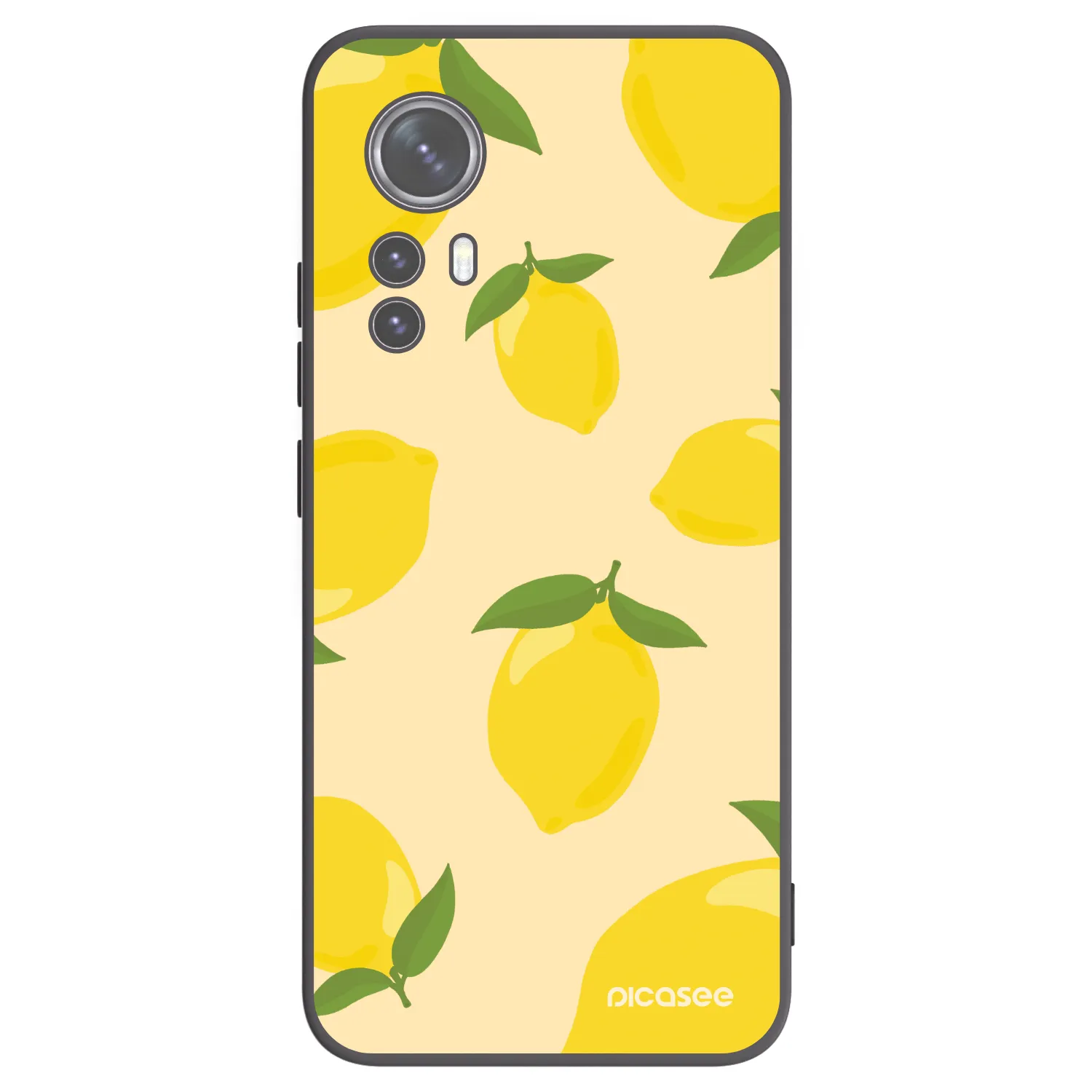 Picasee silikonový černý obal pro Xiaomi 12 - Limoncella