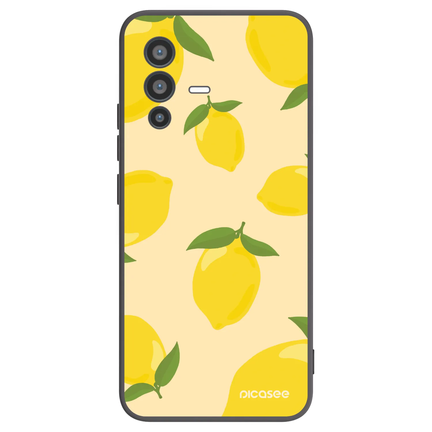 Picasee silikonový černý obal pro Vivo V23 5G - Limoncella