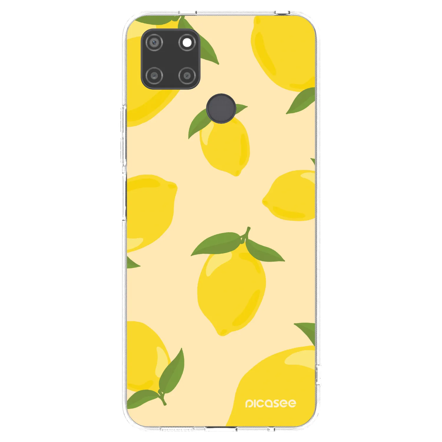 Picasee silikonový průhledný obal pro Realme C21Y - Limoncella
