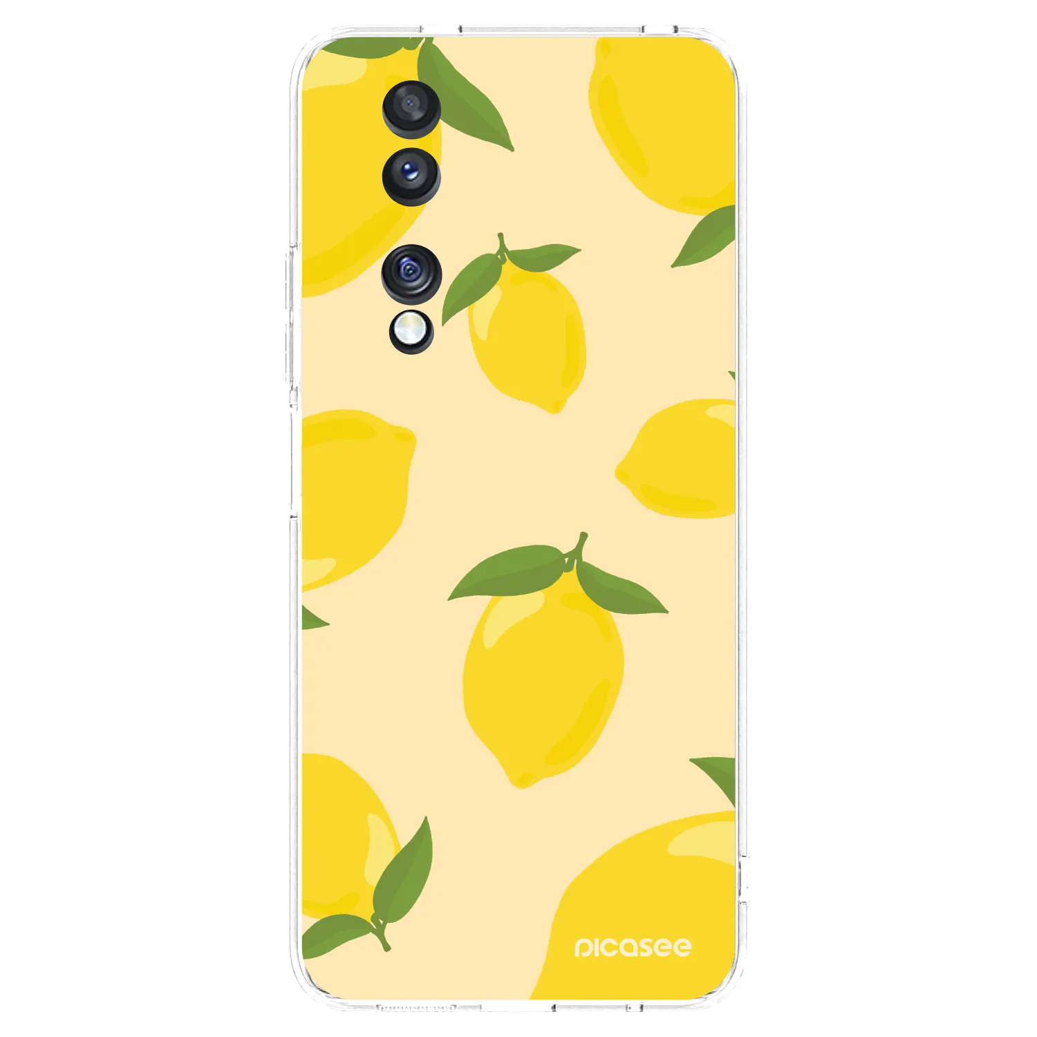 Picasee silikonový průhledný obal pro Honor 70 - Limoncella