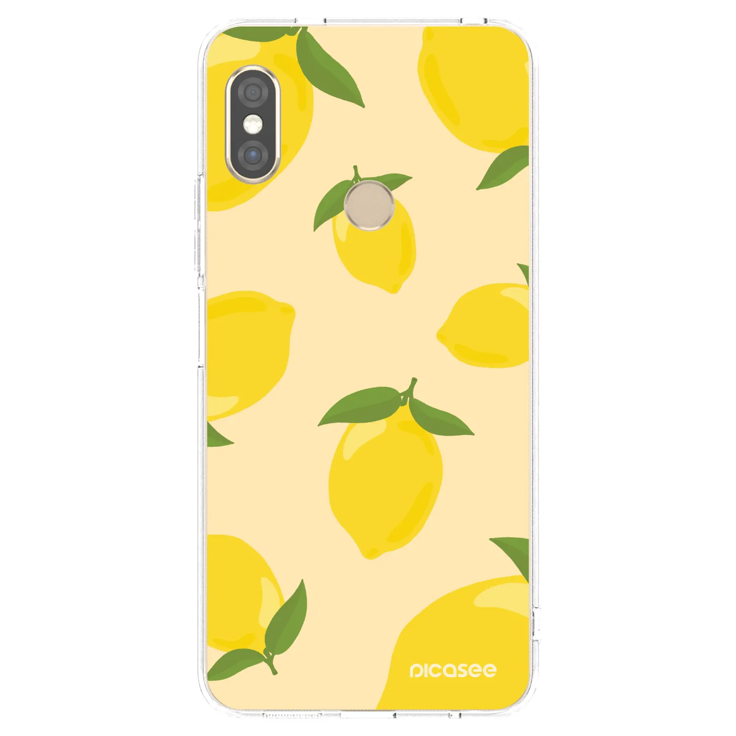 Picasee silikonový průhledný obal pro Xiaomi Redmi Note 5 Global - Limoncella