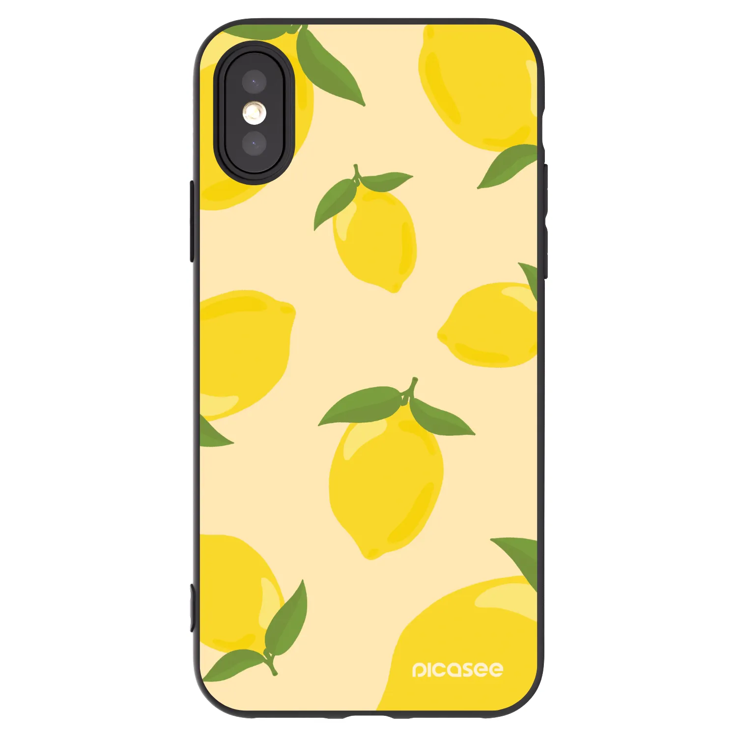 Picasee silikonový černý obal pro Apple iPhone X/XS - Limoncella