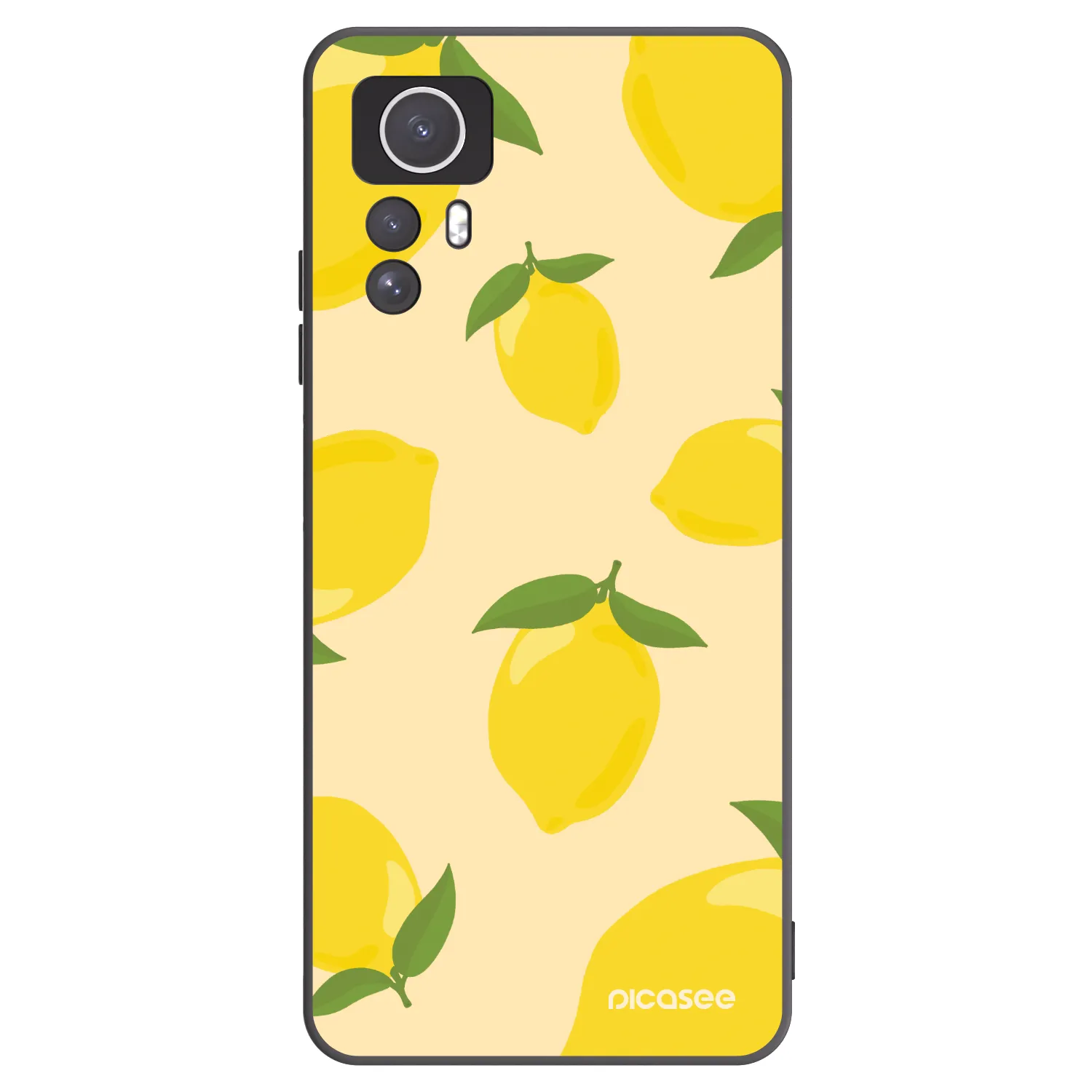 Picasee silikonový černý obal pro Xiaomi Redmi Note 12S - Limoncella
