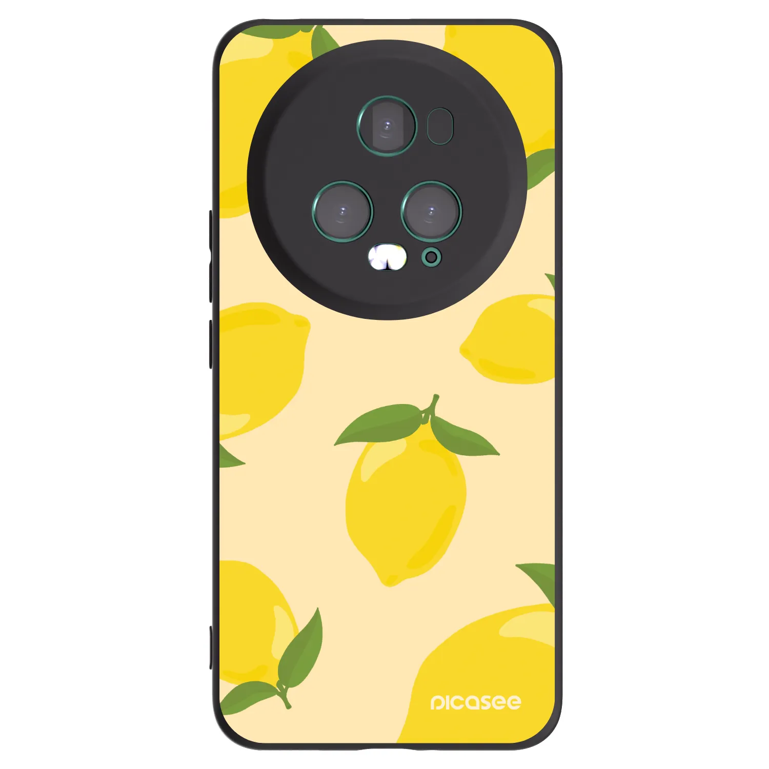 Picasee silikonový černý obal pro Honor Magic5 Pro - Limoncella