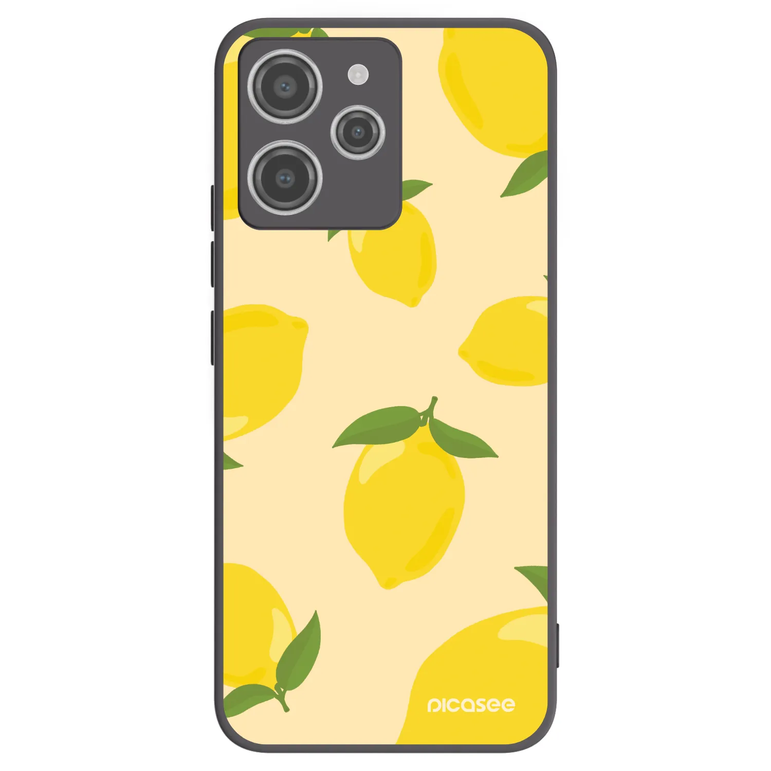 Picasee silikonový černý obal pro Xiaomi Redmi 12 4G - Limoncella