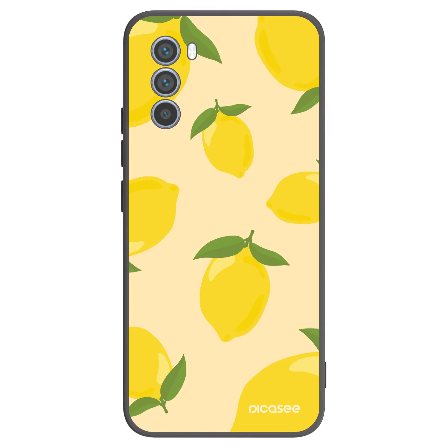 Picasee silikonový černý obal pro Motorola Moto G62 - Limoncella