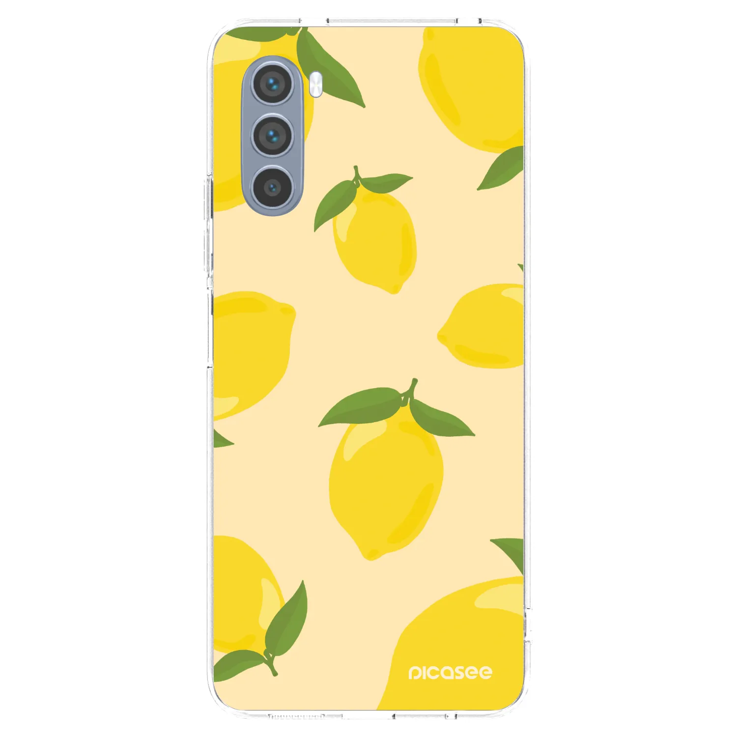 Picasee silikonový průhledný obal pro Motorola Moto G62 - Limoncella