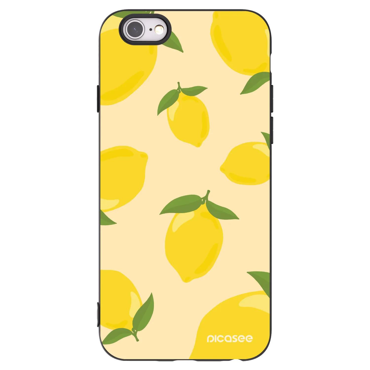 Picasee silikonový černý obal pro Apple iPhone 6/6S - Limoncella