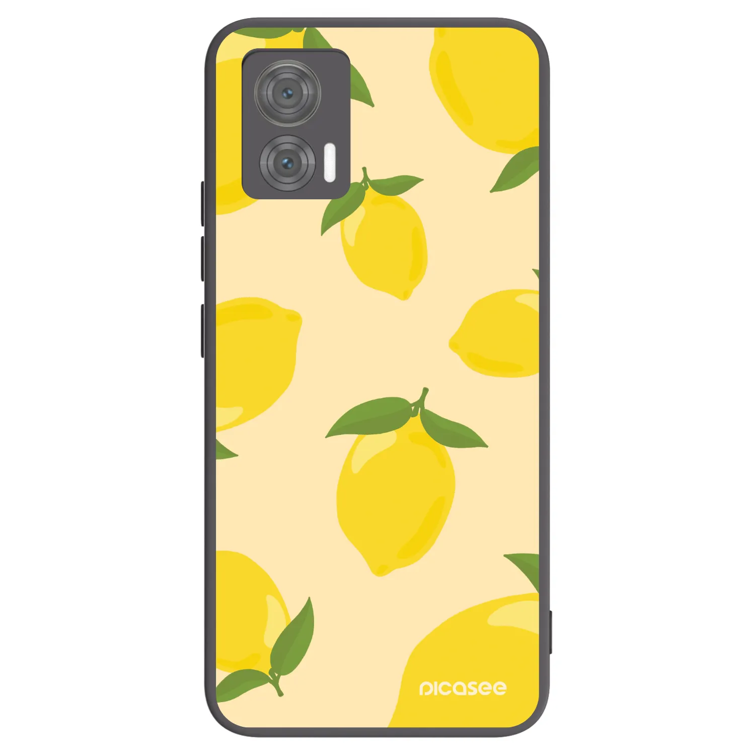 Picasee silikonový černý obal pro Motorola Edge 30 Neo - Limoncella