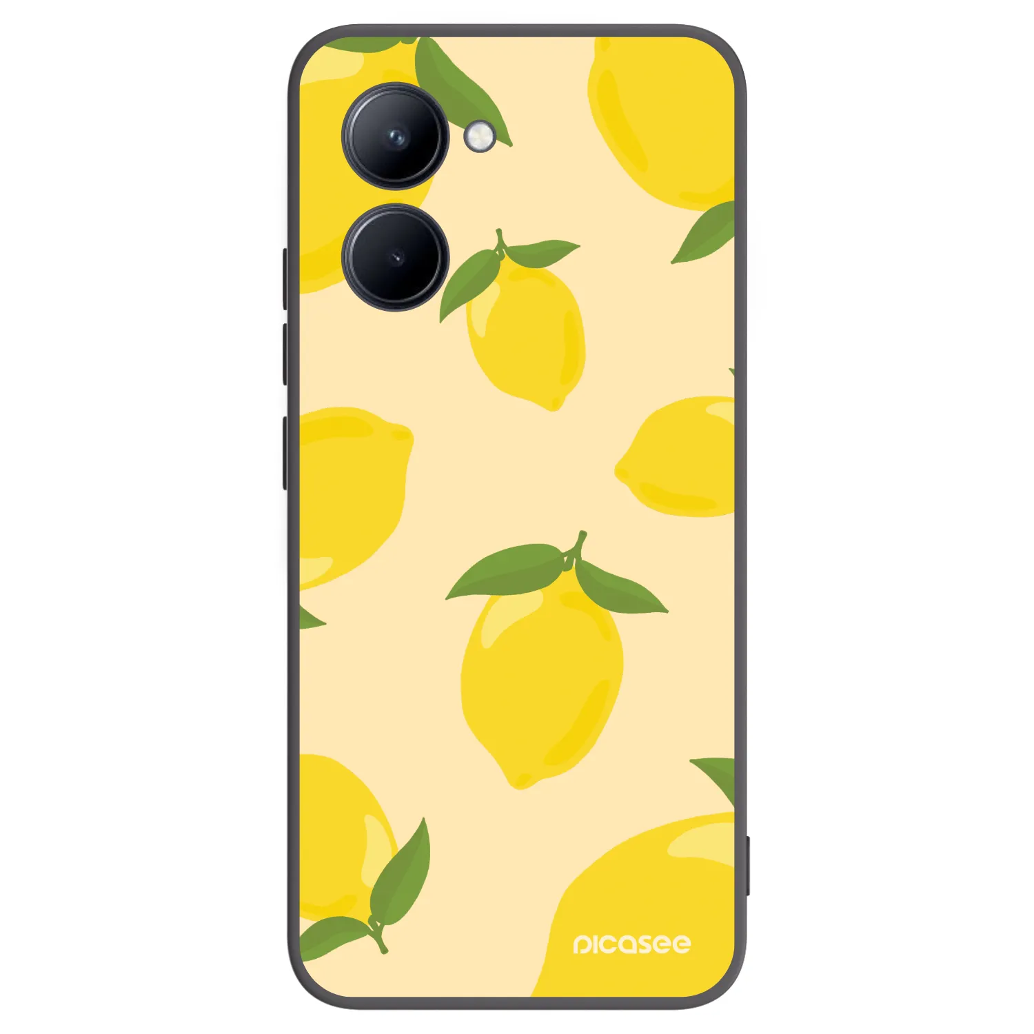 Picasee silikonový černý obal pro Realme C33 (2023) - Limoncella
