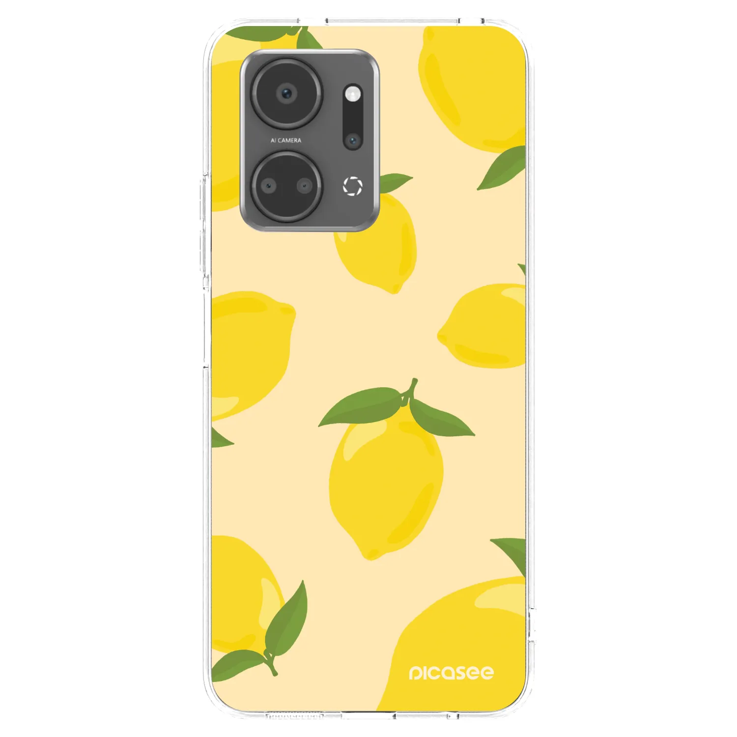 Picasee silikonový průhledný obal pro Honor X7a - Limoncella
