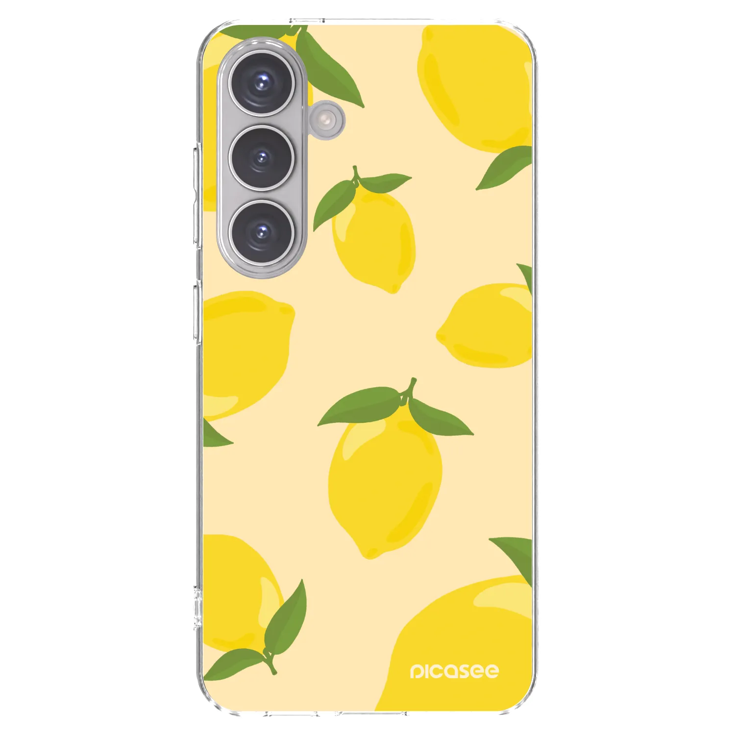 Picasee silikonový průhledný obal pro Samsung Galaxy S24 S921B 5G - Limoncella