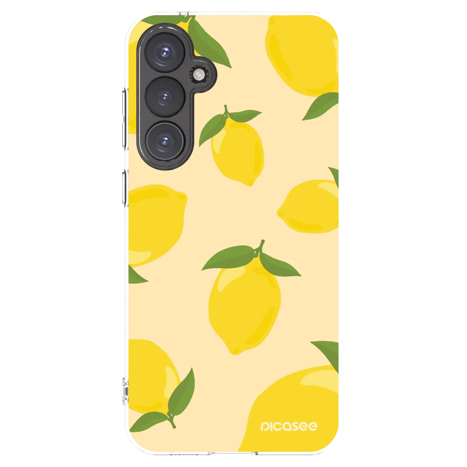 Picasee silikonový průhledný obal pro Samsung Galaxy S23 FE S711B - Limoncella