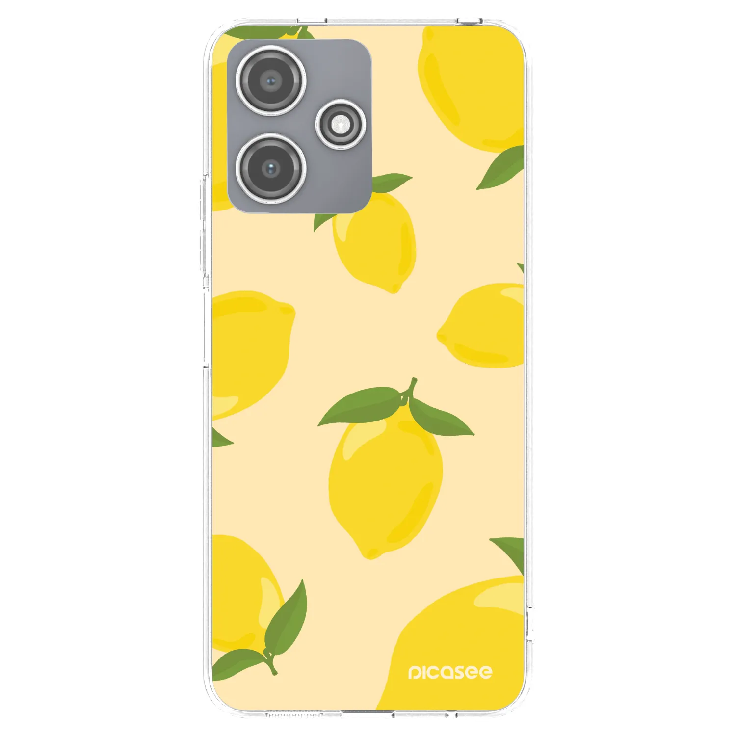 Picasee silikonový průhledný obal pro Xiaomi Redmi 12 5G - Limoncella