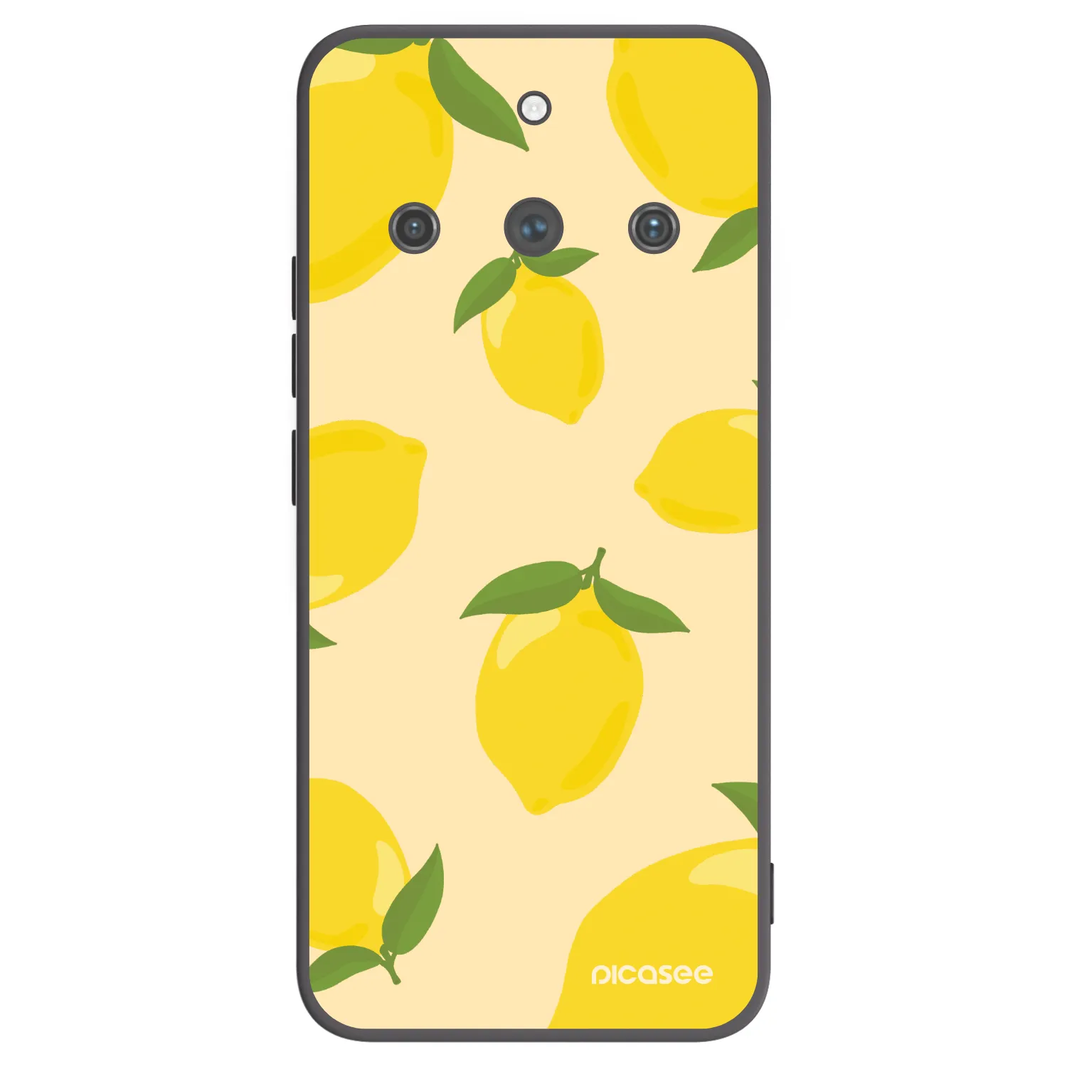 Picasee silikonový černý obal pro Realme 11 Pro+ - Limoncella