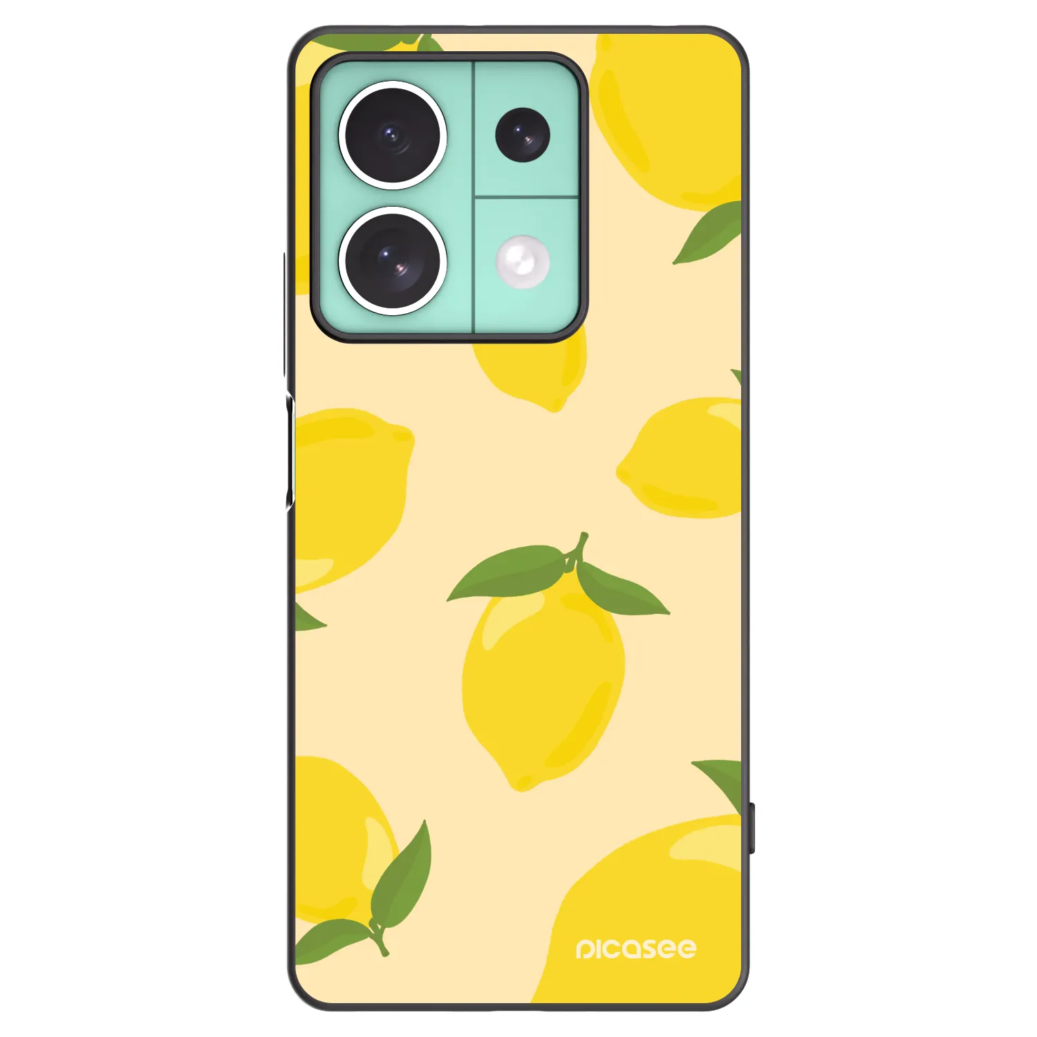 Picasee silikonový černý obal pro Xiaomi Redmi Note 13 5G - Limoncella