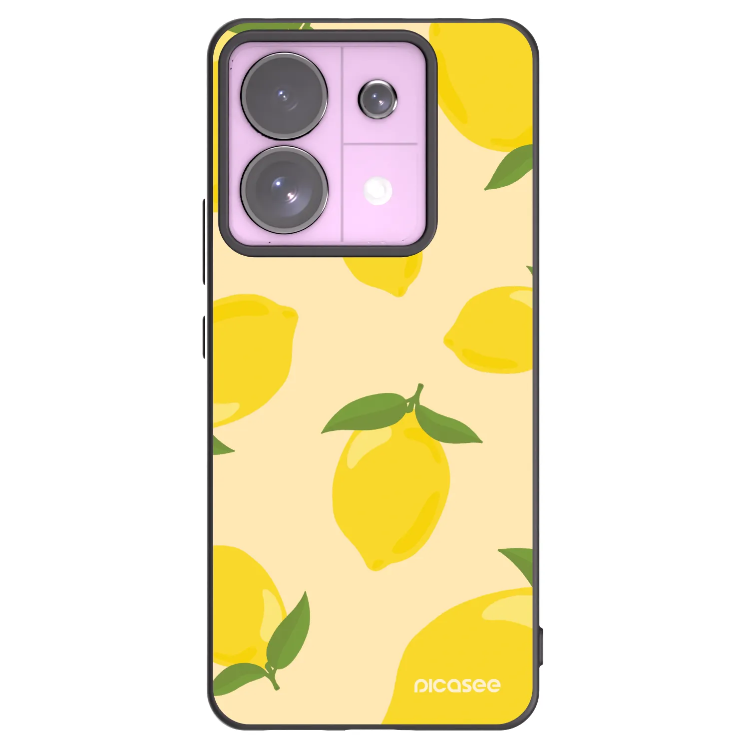 Picasee silikonový černý obal pro Xiaomi Redmi Note 13 Pro 5G - Limoncella